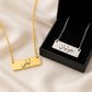 Arabic Necklace – Engraved Plate